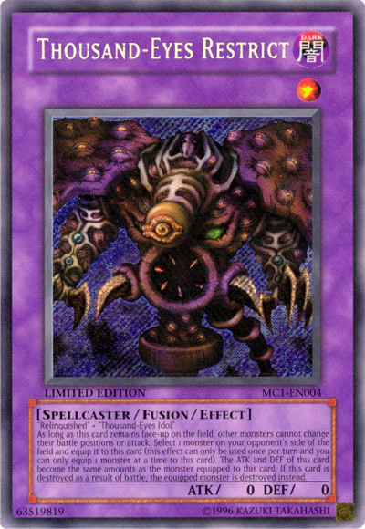 Thousand-Eyes Restrict [MC1-EN004] Secret Rare | L.A. Mood Comics and Games