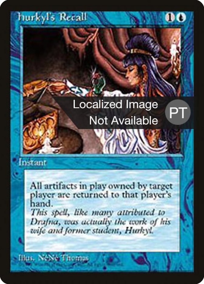 Hurkyl's Recall [Fourth Edition (Foreign Black Border)] | L.A. Mood Comics and Games