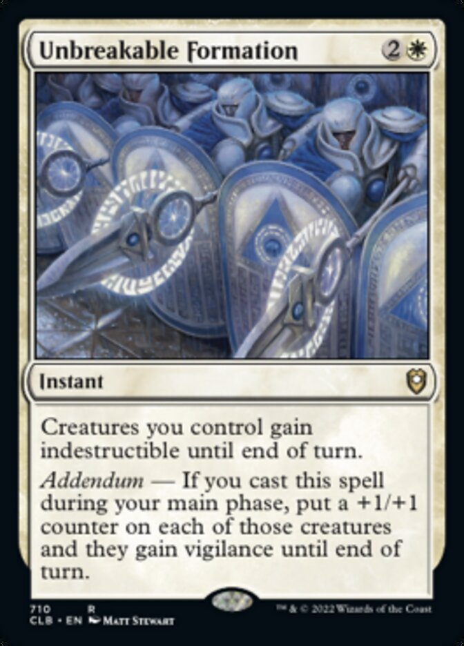Unbreakable Formation [Commander Legends: Battle for Baldur's Gate] | L.A. Mood Comics and Games