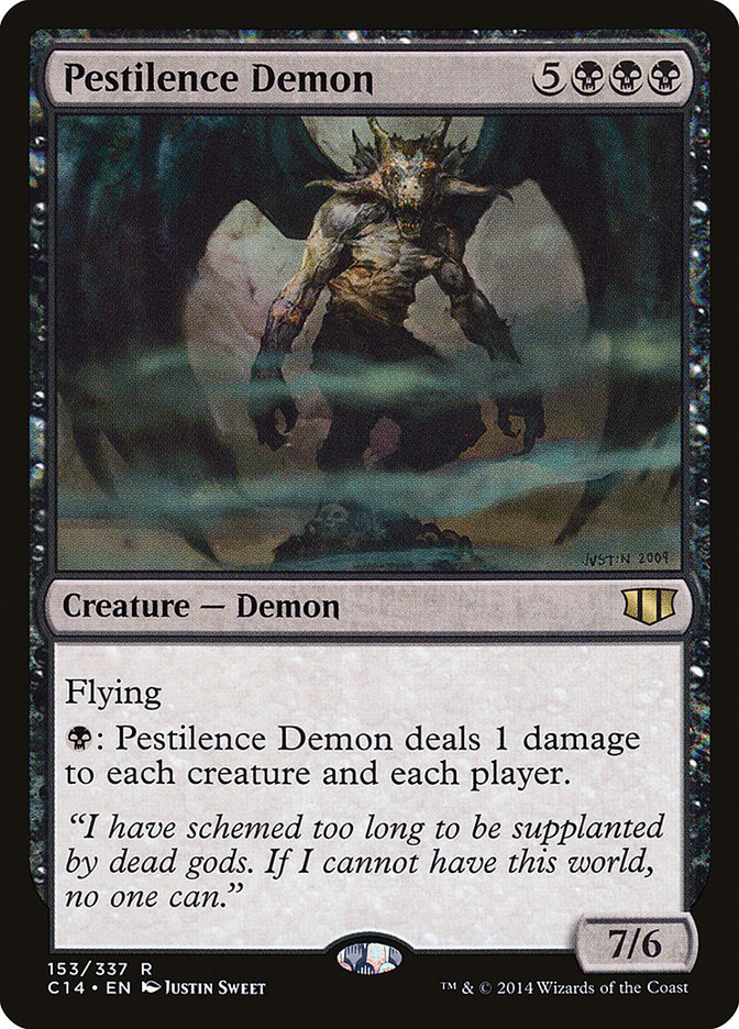 Pestilence Demon [Commander 2014] | L.A. Mood Comics and Games