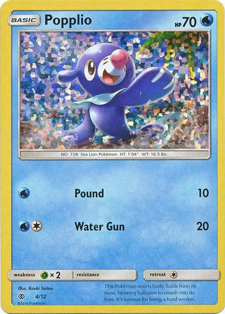 Popplio (4/12) [McDonald's Promos: 2017 Collection] | L.A. Mood Comics and Games