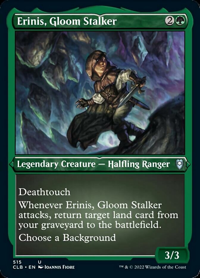 Erinis, Gloom Stalker (Foil Etched) [Commander Legends: Battle for Baldur's Gate] | L.A. Mood Comics and Games
