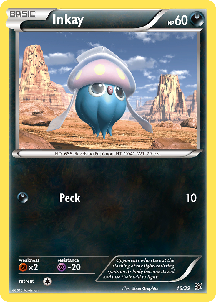 Inkay (18/39) [XY: Kalos Starter Set] | L.A. Mood Comics and Games