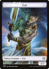 Phyrexian Goblin // Cat Double-Sided Token [Phyrexia: All Will Be One Tokens] | L.A. Mood Comics and Games