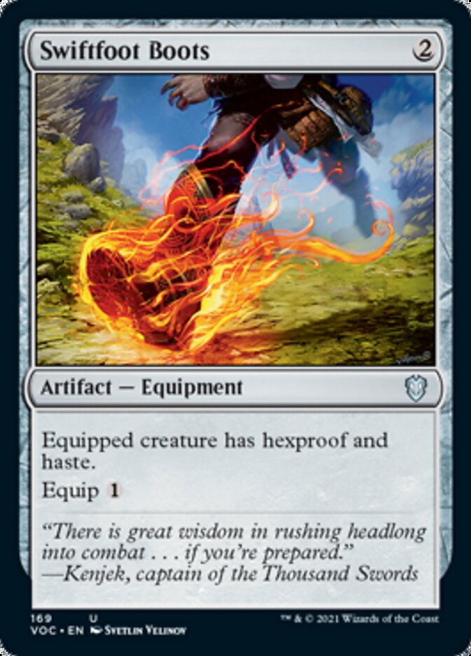 Swiftfoot Boots [Innistrad: Crimson Vow Commander] | L.A. Mood Comics and Games