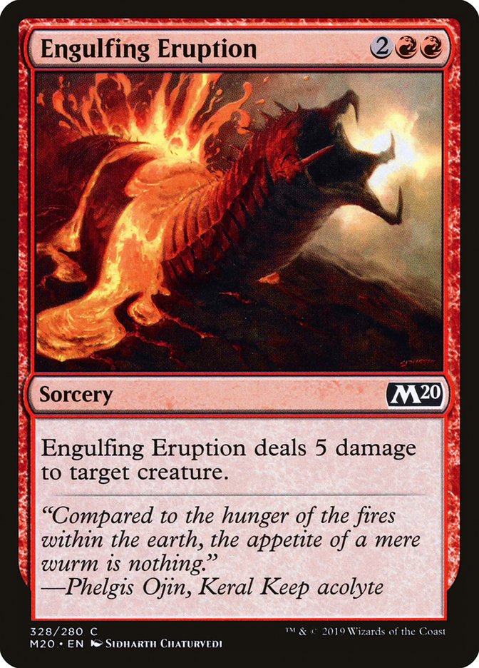 Engulfing Eruption [Core Set 2020] | L.A. Mood Comics and Games