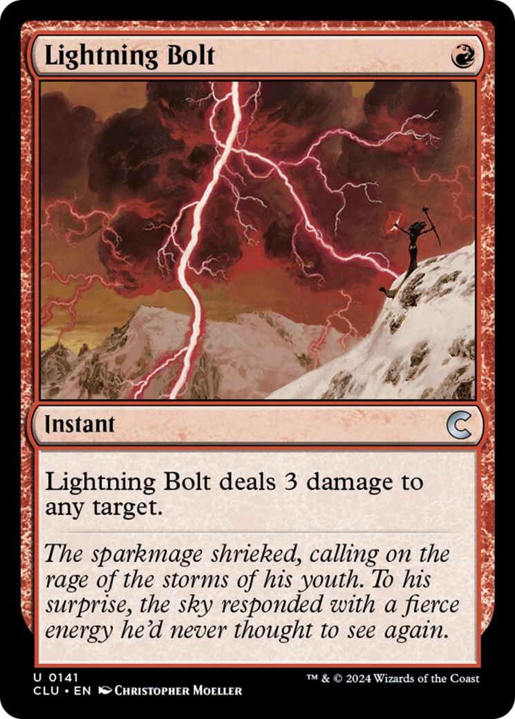 Lightning Bolt [Ravnica: Clue Edition] | L.A. Mood Comics and Games