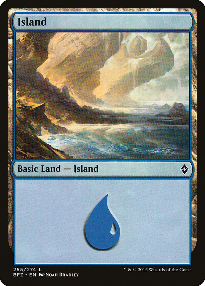 Island (255) [Battle for Zendikar] | L.A. Mood Comics and Games