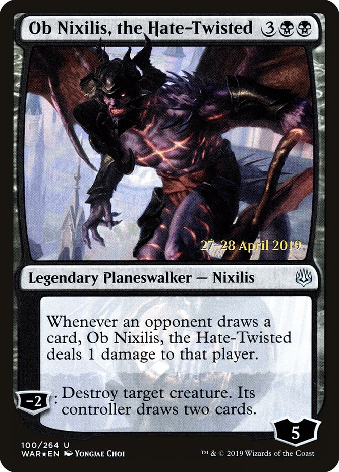 Ob Nixilis, the Hate-Twisted [War of the Spark Prerelease Promos] | L.A. Mood Comics and Games
