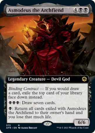 Asmodeus the Archfiend (Extended Art) [Dungeons & Dragons: Adventures in the Forgotten Realms] | L.A. Mood Comics and Games