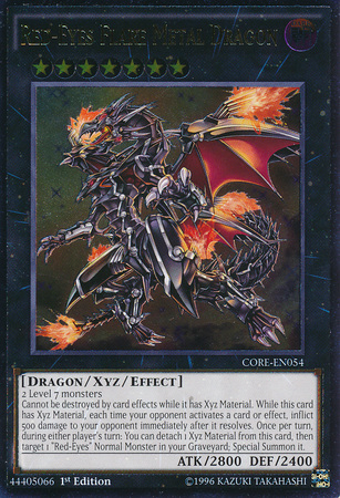 Red-Eyes Flare Metal Dragon [CORE-EN054] Ultimate Rare | L.A. Mood Comics and Games