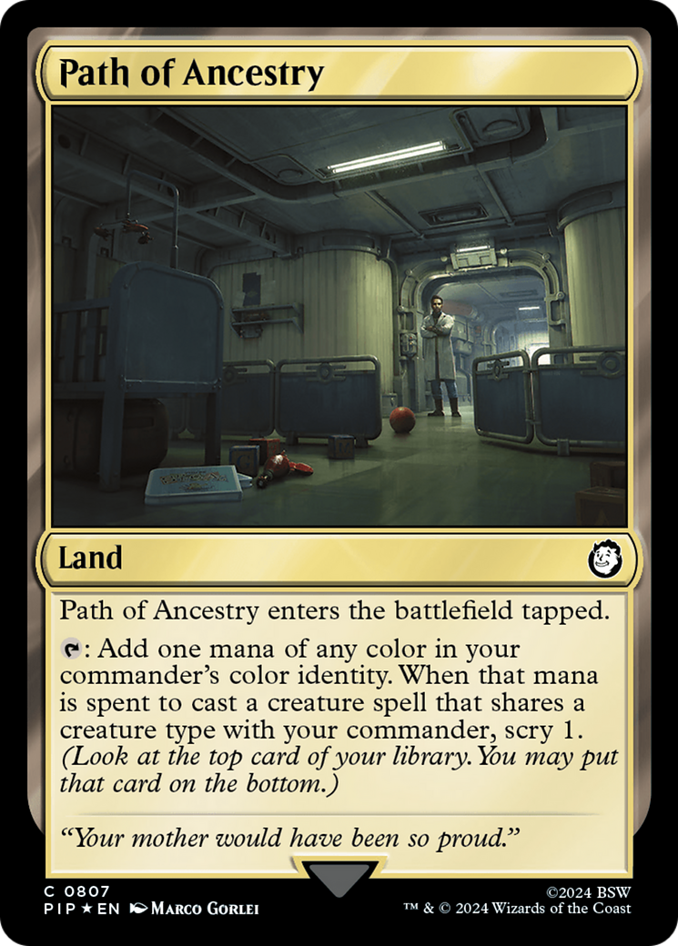 Path of Ancestry (Surge Foil) [Fallout] | L.A. Mood Comics and Games