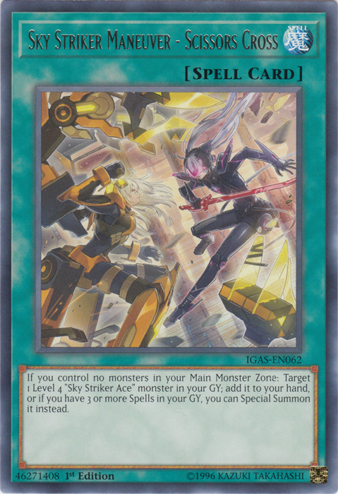 Sky Striker Maneuver - Scissors Cross [IGAS-EN062] Rare | L.A. Mood Comics and Games