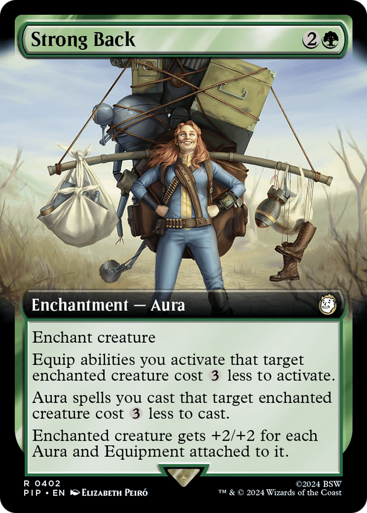 Strong Back (Extended Art) (Surge Foil) [Fallout] | L.A. Mood Comics and Games