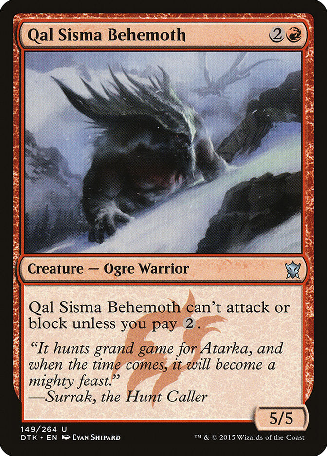 Qal Sisma Behemoth [Dragons of Tarkir] | L.A. Mood Comics and Games