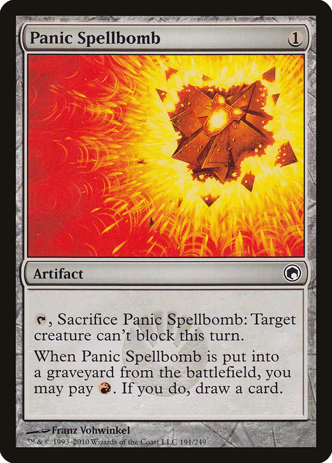 Panic Spellbomb [Scars of Mirrodin] | L.A. Mood Comics and Games