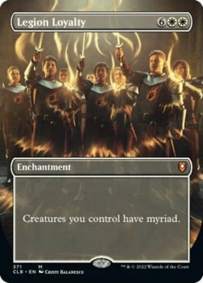 Legion Loyalty (Borderless Alternate Art) [Commander Legends: Battle for Baldur's Gate] | L.A. Mood Comics and Games