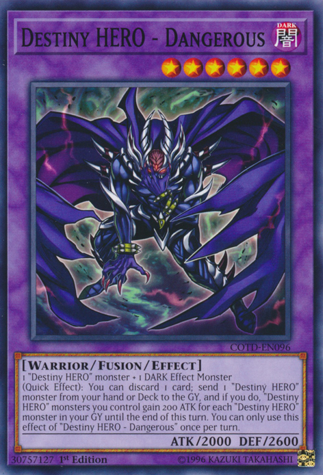 Destiny Hero - Dangerous [COTD-EN096] Common | L.A. Mood Comics and Games