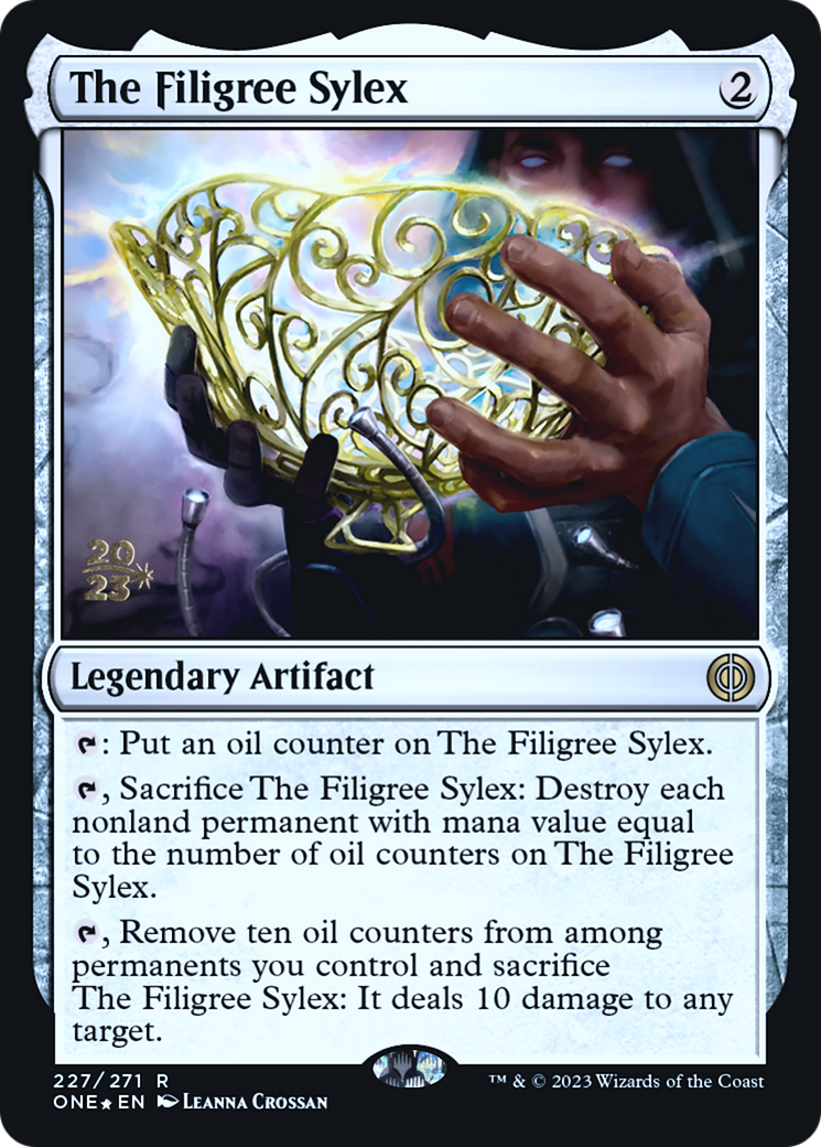 The Filigree Sylex [Phyrexia: All Will Be One Prerelease Promos] | L.A. Mood Comics and Games