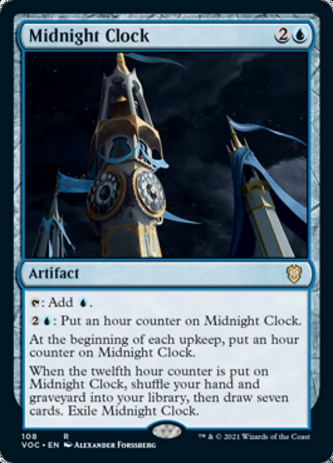 Midnight Clock [Innistrad: Crimson Vow Commander] | L.A. Mood Comics and Games