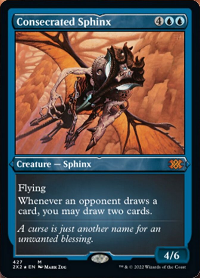 Consecrated Sphinx (Foil Etched) [Double Masters 2022] | L.A. Mood Comics and Games