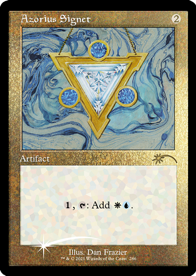 Azorius Signet (Retro) (Foil Etched) [Secret Lair Drop Series] | L.A. Mood Comics and Games