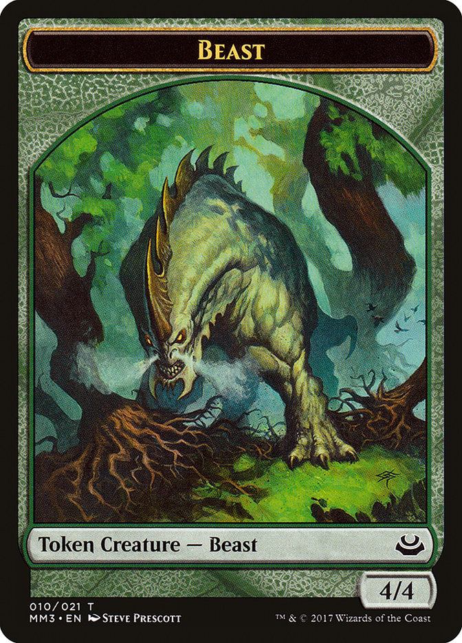 Beast Token (010/021) [Modern Masters 2017 Tokens] | L.A. Mood Comics and Games