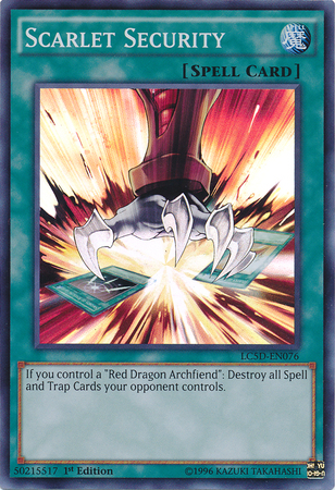 Scarlet Security [LC5D-EN076] Super Rare | L.A. Mood Comics and Games
