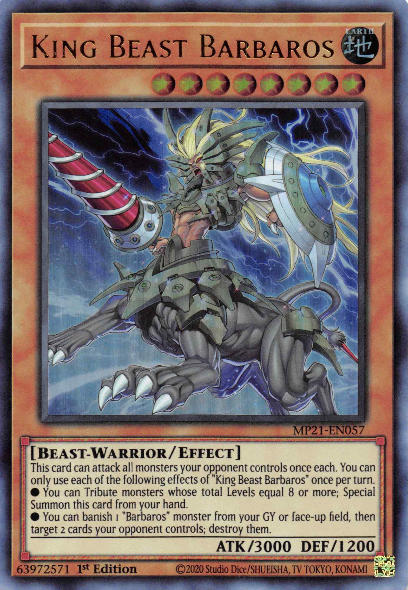 King Beast Barbaros [MP21-EN057] Ultra Rare | L.A. Mood Comics and Games