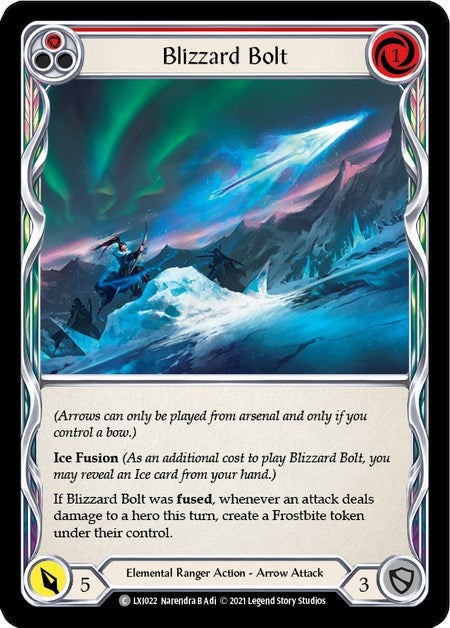 Blizzard Bolt (Red) [LXI022] (Tales of Aria Lexi Blitz Deck)  1st Edition Normal | L.A. Mood Comics and Games