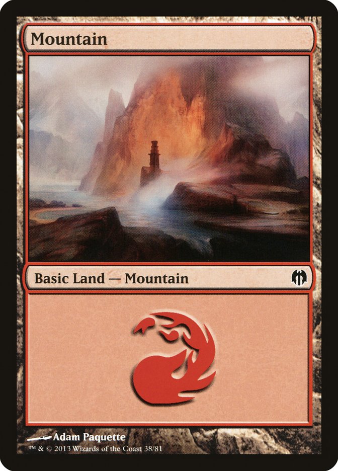 Mountain (38) [Duel Decks: Heroes vs. Monsters] | L.A. Mood Comics and Games