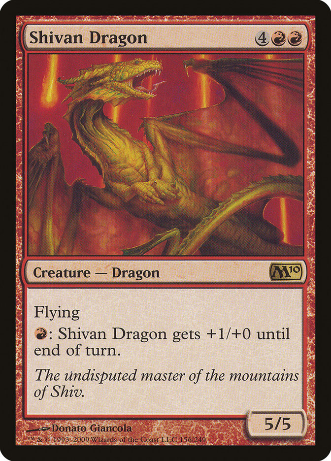 Shivan Dragon [Magic 2010] | L.A. Mood Comics and Games