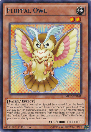 Fluffal Owl [MP15-EN141] Rare | L.A. Mood Comics and Games