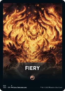 Fiery Theme Card [Jumpstart 2022 Front Cards] | L.A. Mood Comics and Games