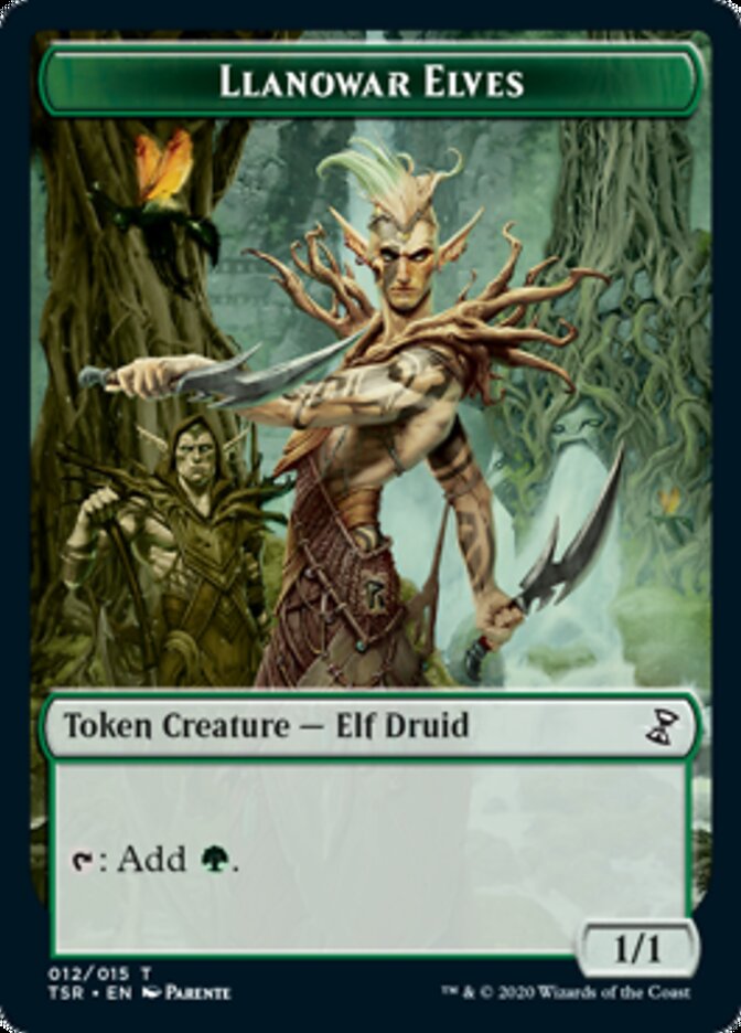 Llanowar Elves Token [Time Spiral Remastered Tokens] | L.A. Mood Comics and Games