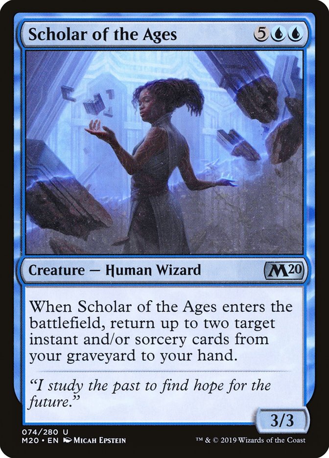 Scholar of the Ages [Core Set 2020] | L.A. Mood Comics and Games