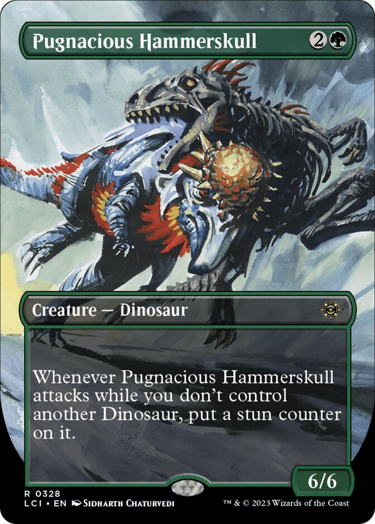 Pugnacious Hammerskull (Borderless) [The Lost Caverns of Ixalan] | L.A. Mood Comics and Games