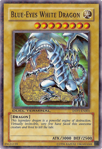 Blue-Eyes White Dragon [DTP1-EN001] Super Rare | L.A. Mood Comics and Games