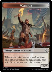 Warrior // Kraken Double-Sided Token [March of the Machine Tokens] | L.A. Mood Comics and Games