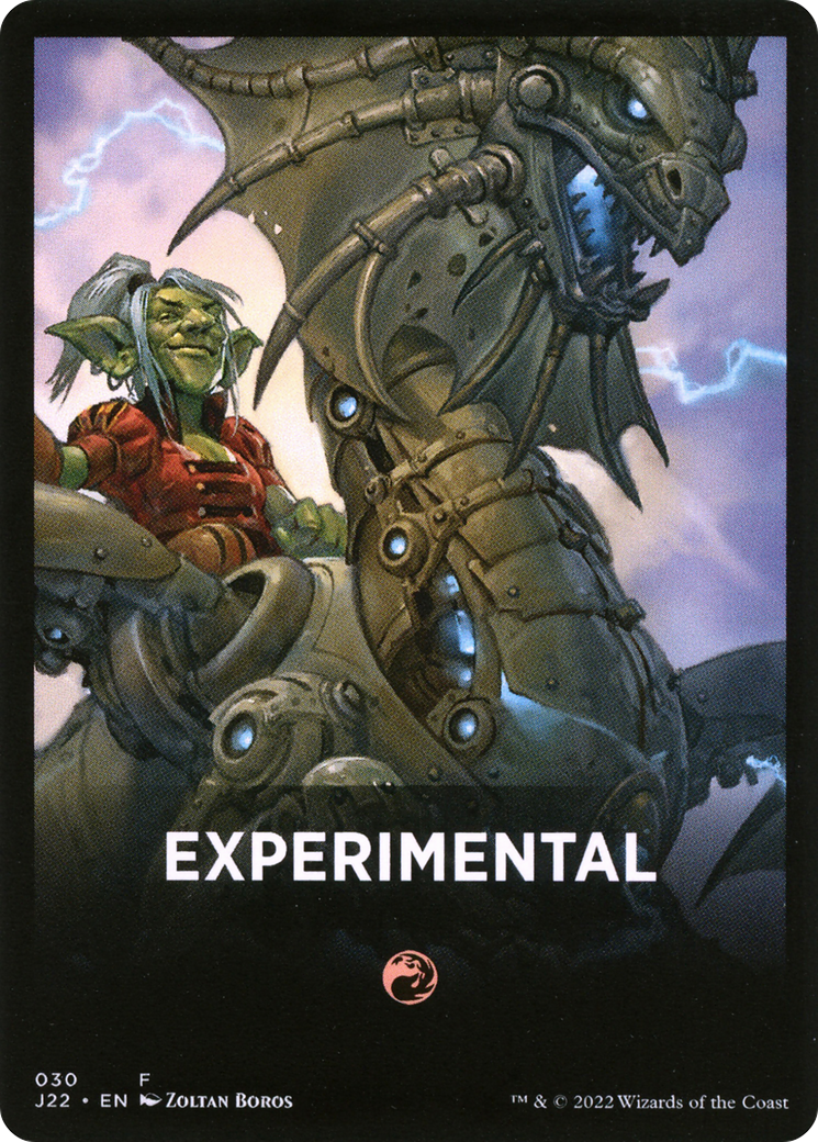 Experimental Theme Card [Jumpstart 2022 Front Cards] | L.A. Mood Comics and Games