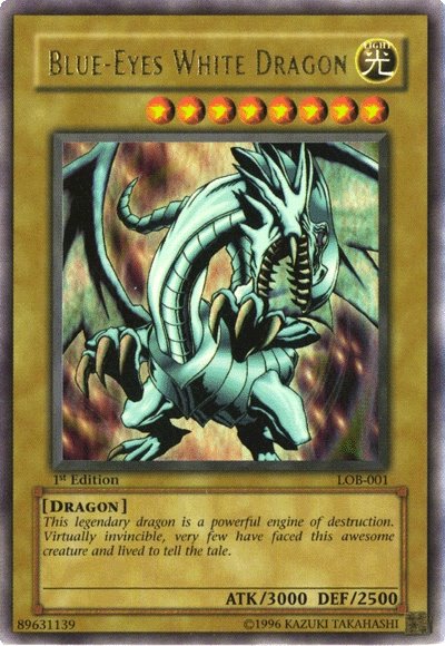 Blue-Eyes White Dragon [LOB-001] Ultra Rare | L.A. Mood Comics and Games