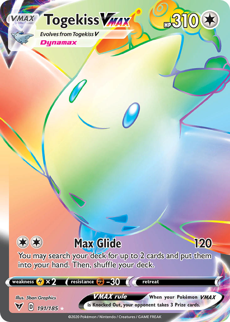 Togekiss VMAX (191/185) [Sword & Shield: Vivid Voltage] | L.A. Mood Comics and Games