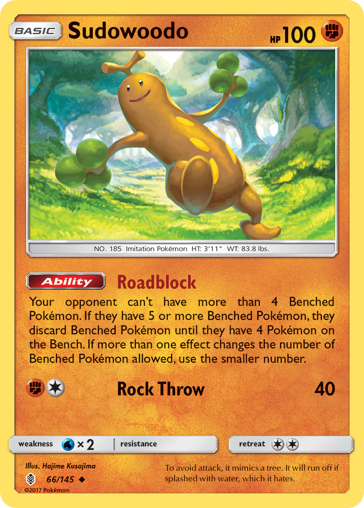 Sudowoodo (66/145) [Sun & Moon: Guardians Rising] | L.A. Mood Comics and Games