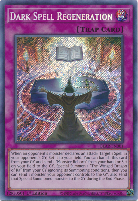 Dark Spell Regeneration [BLAR-EN001] Secret Rare | L.A. Mood Comics and Games