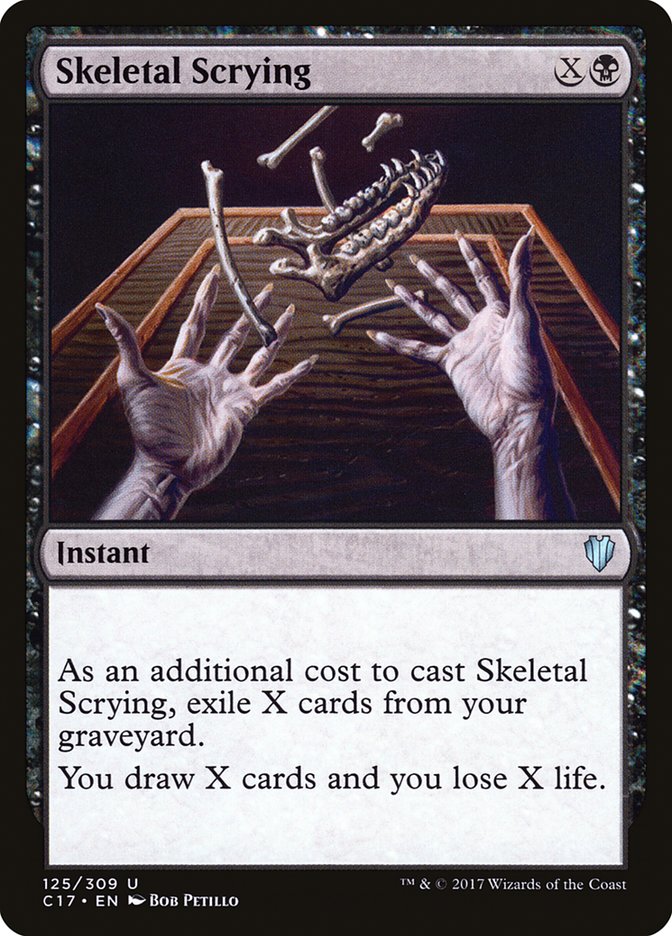 Skeletal Scrying [Commander 2017] | L.A. Mood Comics and Games