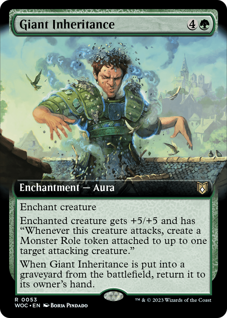 Giant Inheritance (Extended Art) [Wilds of Eldraine Commander] | L.A. Mood Comics and Games
