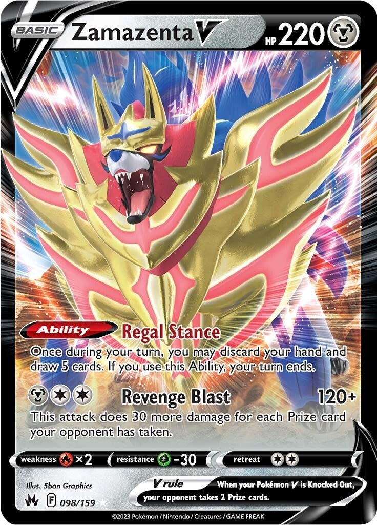 Zamazenta V (098/159) [Sword & Shield: Crown Zenith] | L.A. Mood Comics and Games