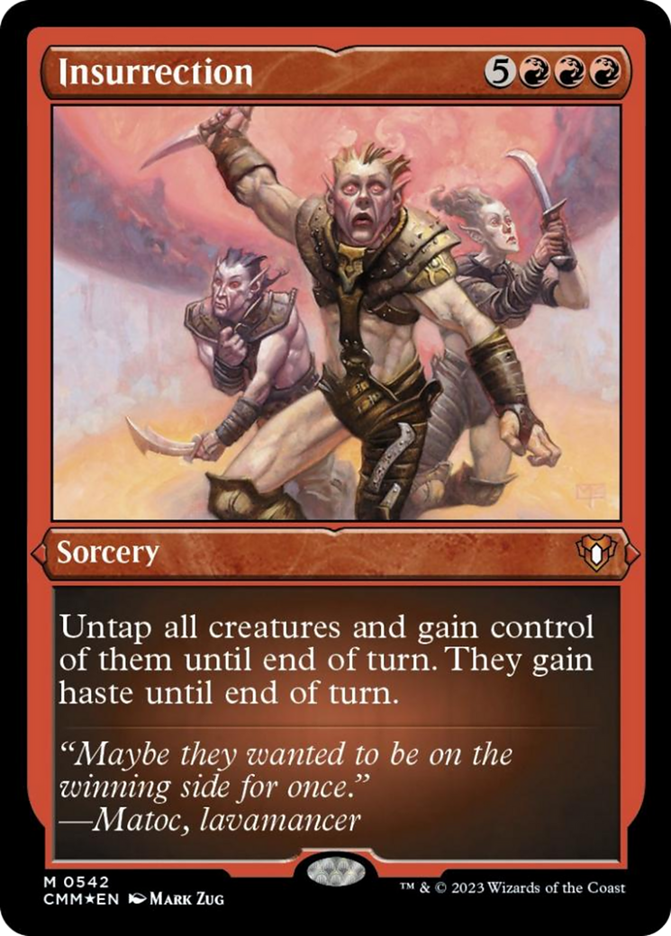 Insurrection (Foil Etched) [Commander Masters] | L.A. Mood Comics and Games
