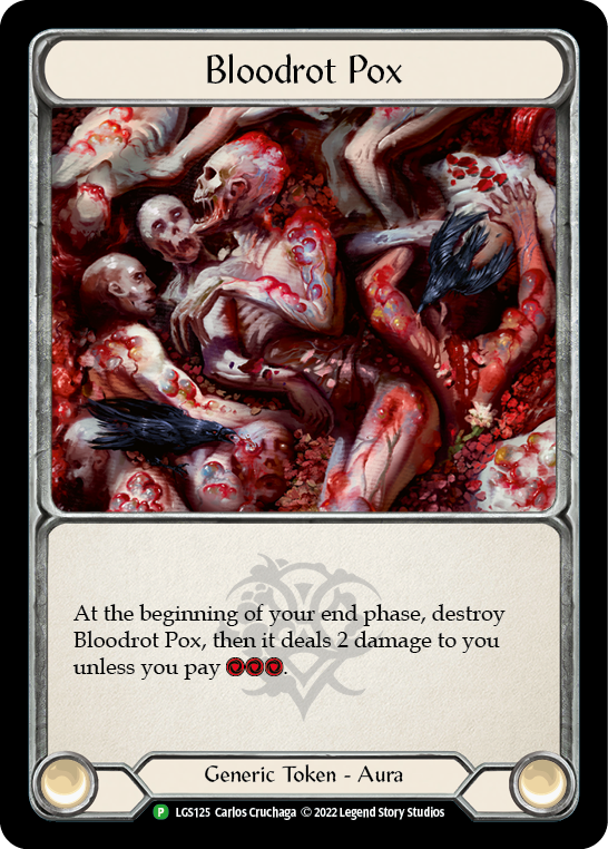 Bloodrot Pox // Frailty [LGS125 // LGS126] (Promo)  Cold Foil | L.A. Mood Comics and Games