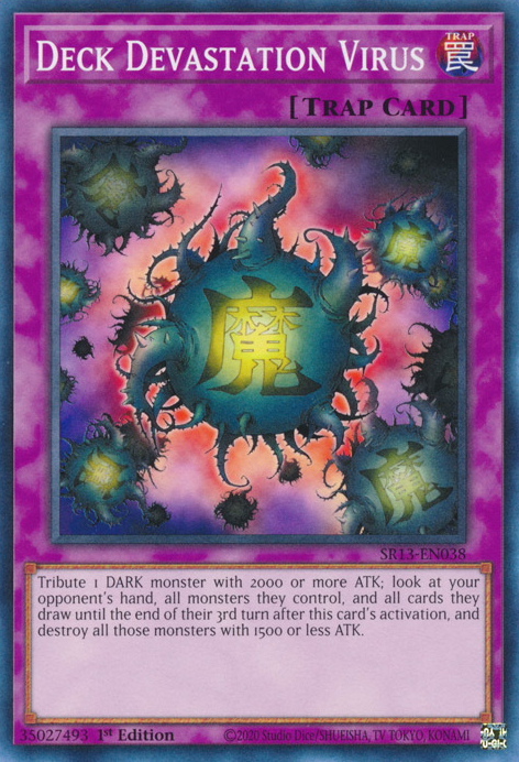 Deck Devastation Virus [SR13-EN038] Common | L.A. Mood Comics and Games